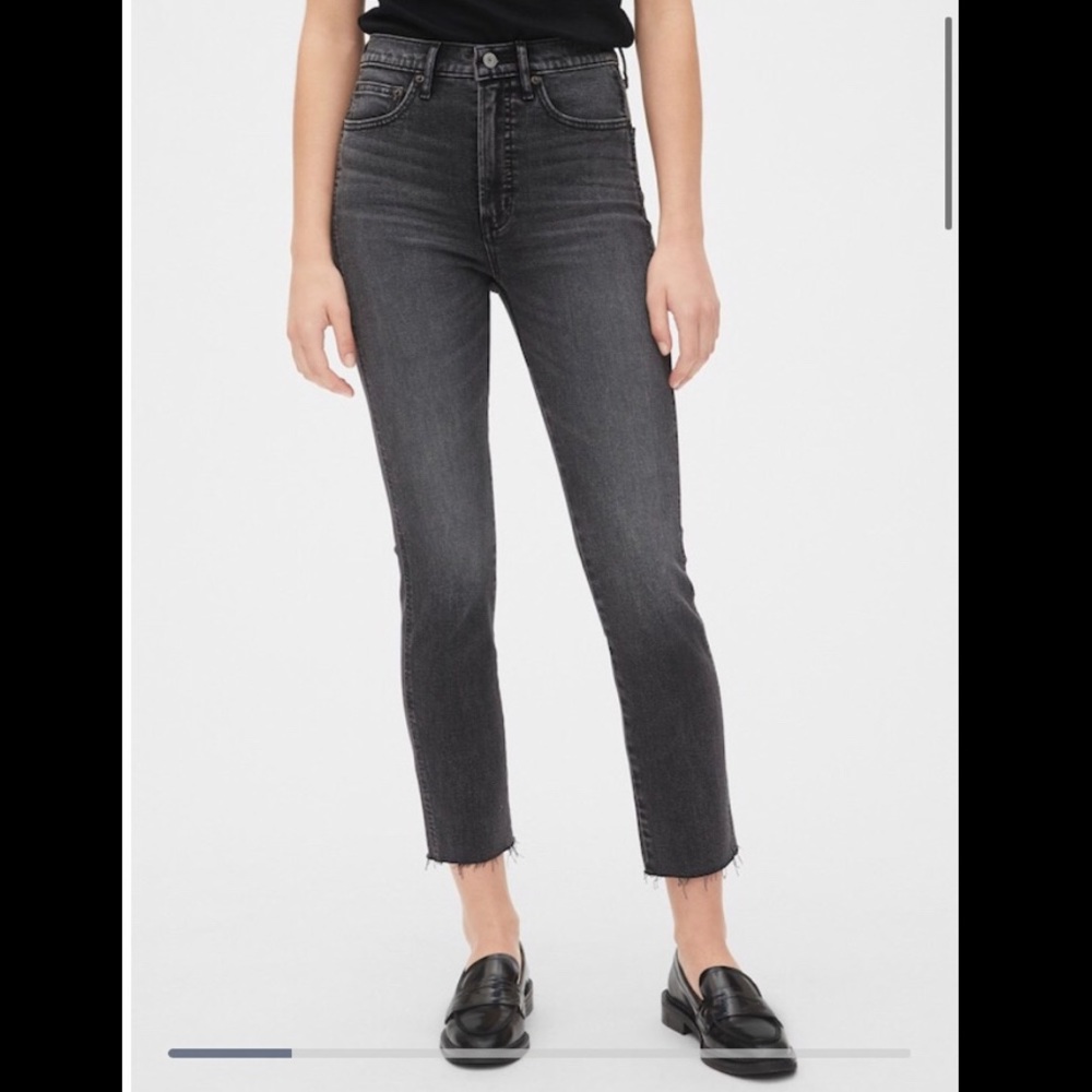 Gap High Rise Cigarette Jeans